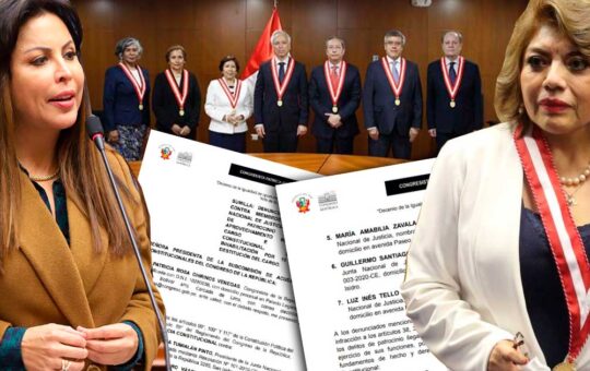 Chirinos presenta denuncia constitucional contra la JNJ por pronunciarse en defensa de Zoraida Ávalos