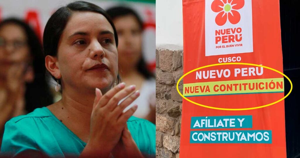 Nuevo Perú no sabe ni escribir la palabra “Constitución”, pero quieren cambiarla
