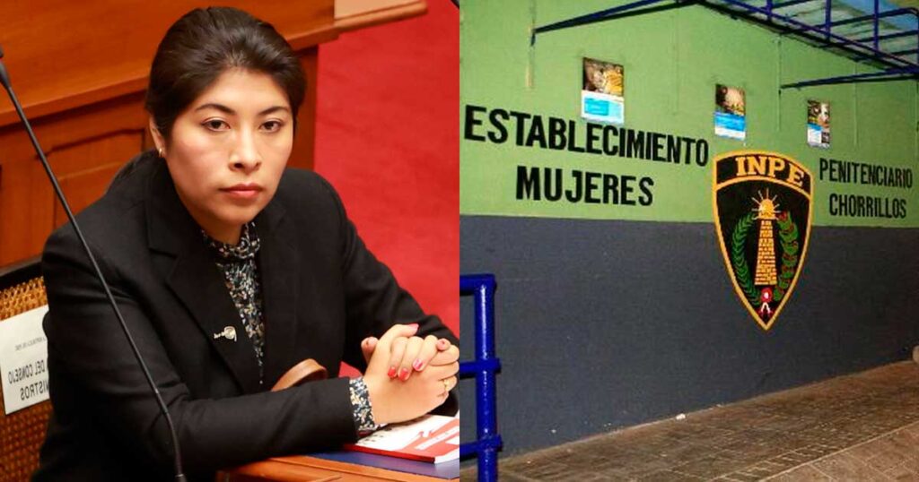 Golpista Betssy Chávez irá al penal Santa Mónica de Chorrillos por 18 meses