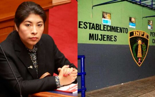 Golpista Betssy Chávez irá al penal Santa Mónica de Chorrillos por 18 meses