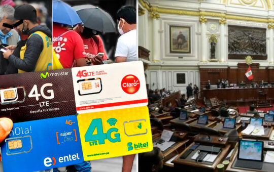 Congreso aprobó PL que prohíbe comercializar chips y contratar telefonía móvil en la calle