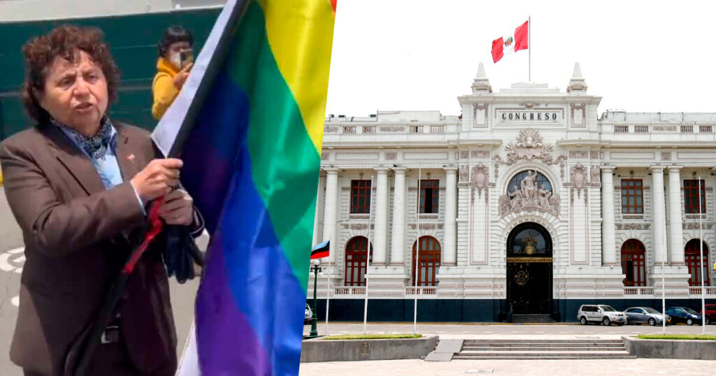 Susel Paredes exige que el Palacio Legislativo se ilumine y coloquen banderas con colores del LGBT+