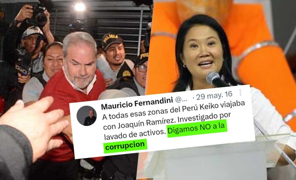 Fernandini y los días que tuiteaba contra Keiko Fujimori: “Digamos no a la corrupción”