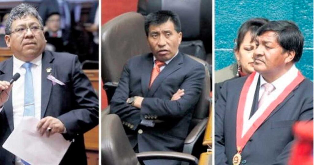 Los tres congresistas más cuestionados de Puno por sus vínculos con el delito