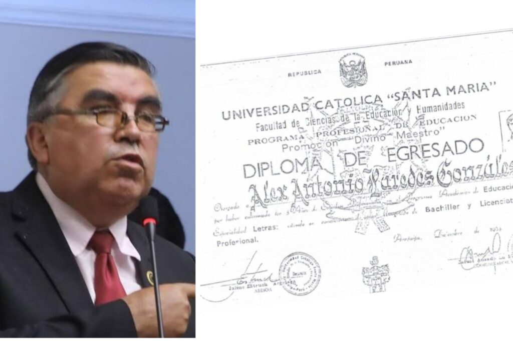 Secretario del SUTEP denuncia que Alex Paredes presentó título falso para ejercer como docente