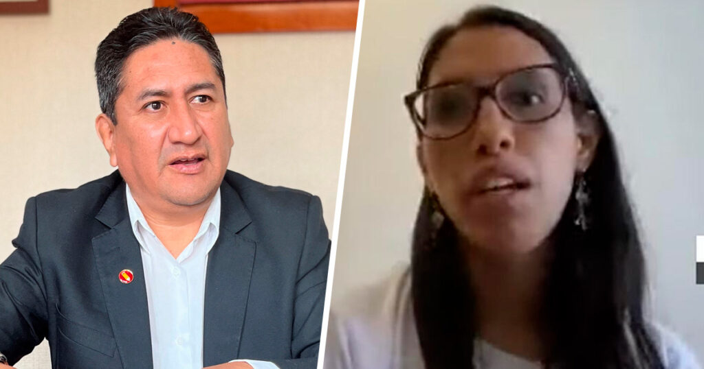 Vladimir Cerrón a Lucía Alvites: “Usted negocia con Boluarte para mantener sus consultorías de 15 mil”