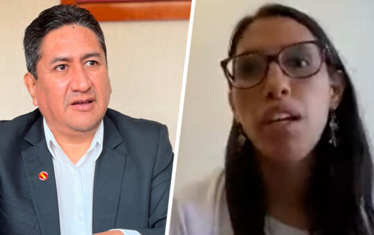 Vladimir Cerrón a Lucía Alvites: “Usted negocia con Boluarte para mantener sus consultorías de 15 mil”