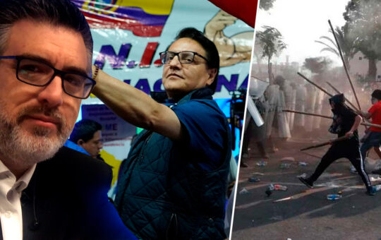 Carlos Cornejo compara asesinato de candidato de Ecuador con muertes en protestas