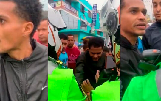 Venezolano agrede y amenaza a una policía de tránsito durante intervención