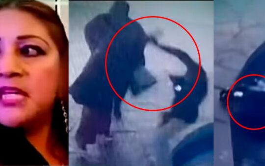 Organizadora del Miss Cañete empujó a la piscina a periodista por polémica pregunta