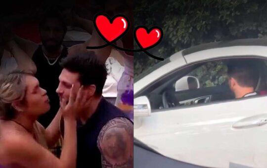 Nicola Porcella y Wendy Guevara fueron captados juntos en un lujoso coche