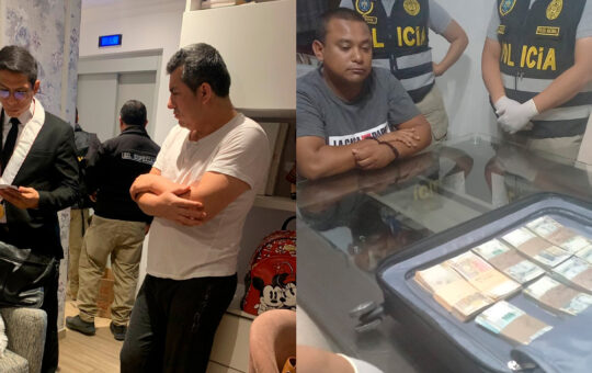 Detienen a exdirector de la Autoridad RCC y hallan más de S/100 mil en efectivo