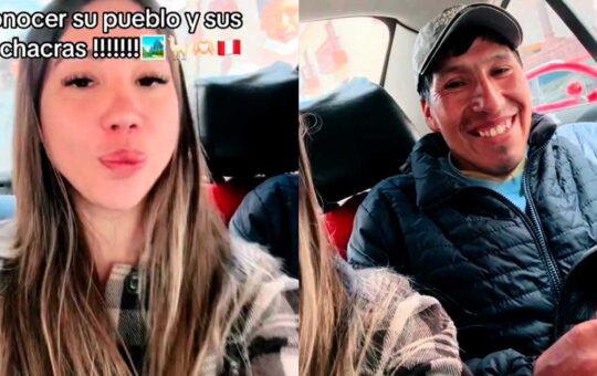 Extranjera se enamora de peruano por su belleza y sus chacras