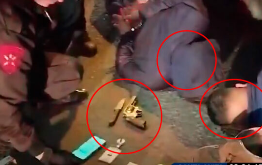 PNP capturan a dos delincuentes tras robar celulares a dos mujeres