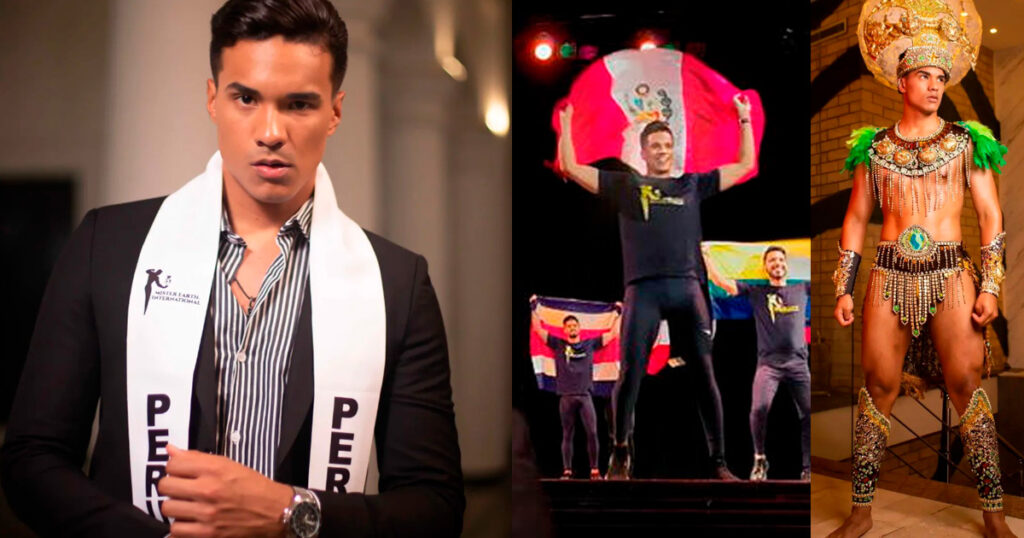 Venezolano representó a Perú en Mister Earth International 2023