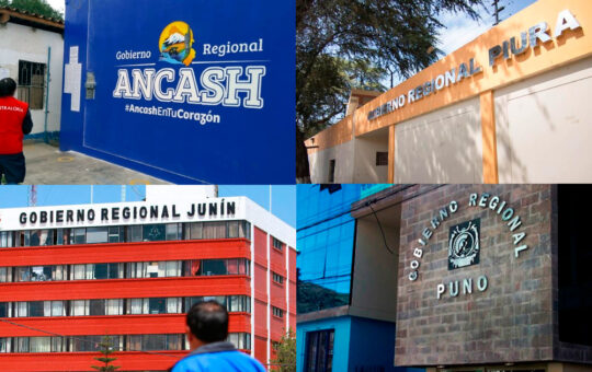Ancash, Piura, Puno y Junín entre los gobiernos regionales con más corrupción