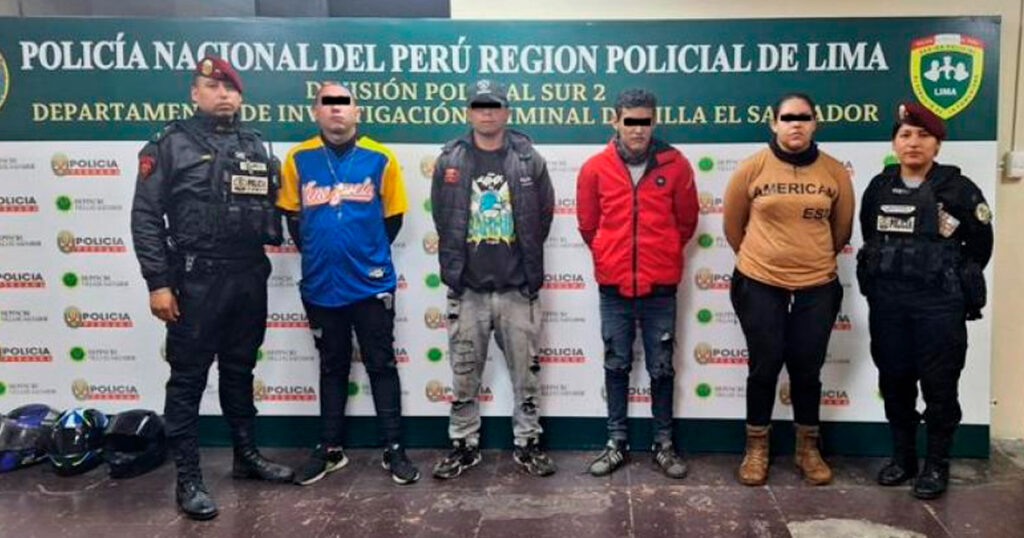 Desarticulan dos bandas criminales del “gota a gota” en VES y Chorrillos