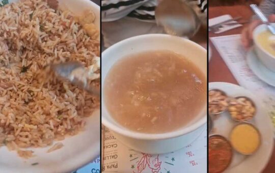 Mujer denuncia que pagó 30 soles por un arroz chaufa que solo tenía arroz en restaurante de Lima