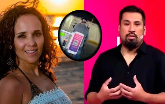 Erika Villalobos es captada con misterioso hombre al mismo estilo de Aldo Miyashiro