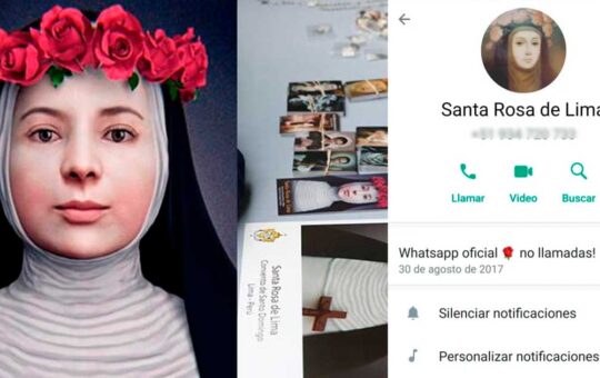 ¿Cómo enviar una carta a Santa Rosa de Lima por WhatsApp?