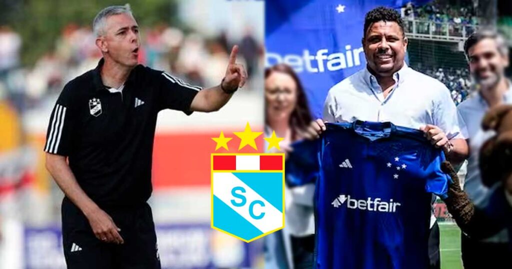 Tiago Nunes dejaría Sporting Cristal para dirigir a Cruzeiro de Ronaldo Nazario