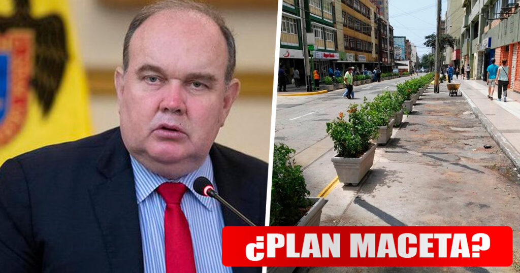 Rafael López Aliaga implementará ‘Plan Maceta’ para “espantar” a los delincuentes