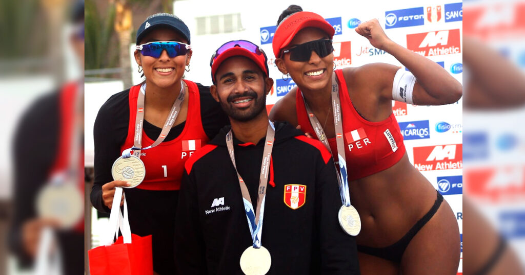 Perú logra medalla de plata en el circuito sudamericano de Vóley Playa
