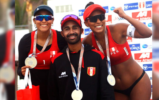 Perú logra medalla de plata en el circuito sudamericano de Vóley Playa