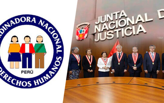 ONG izquierdista CNDDHH sale en defensa de la JNJ