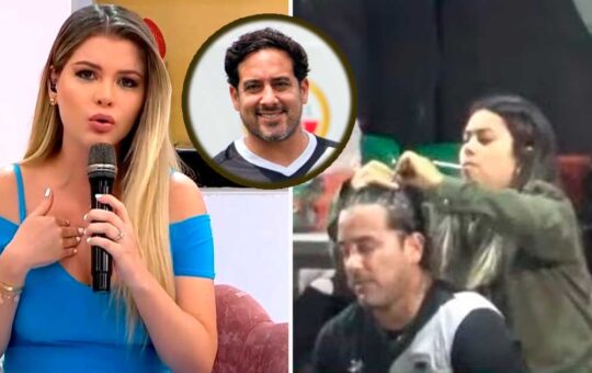 Brunella Horna revela que discutió con Óscar del Portal por ampay con Fiorella Méndez