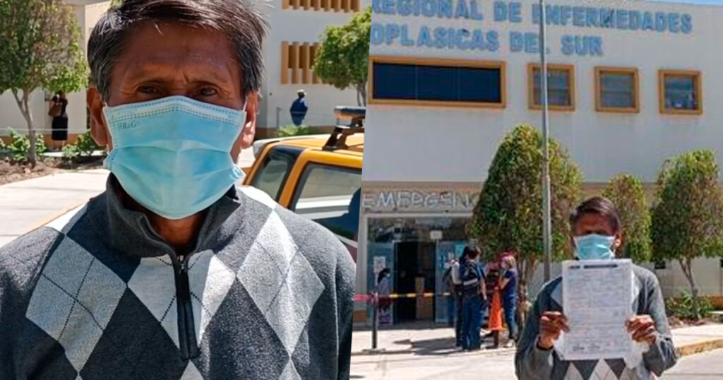 Abuelito pide ayuda para que nieto con cáncer sea trasladado a Lima