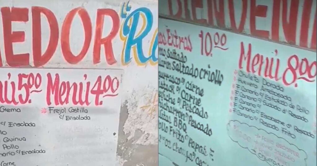 Restaurante en Comas sorprende con precio de menús: “Hay hasta para magnates”