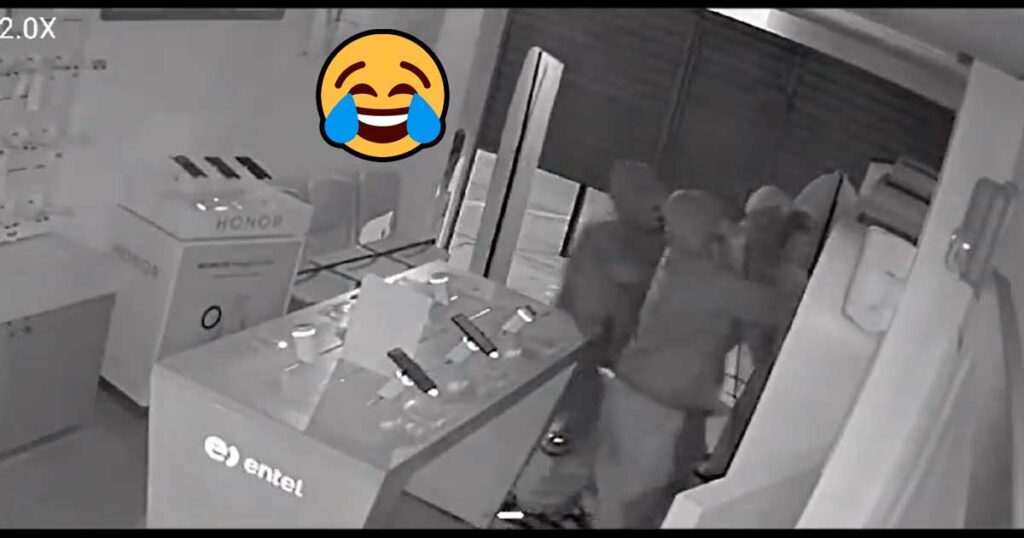 Delincuentes entran a robar a tienda de Entel en SJM, pero solo se llevan maquetas de teléfonos