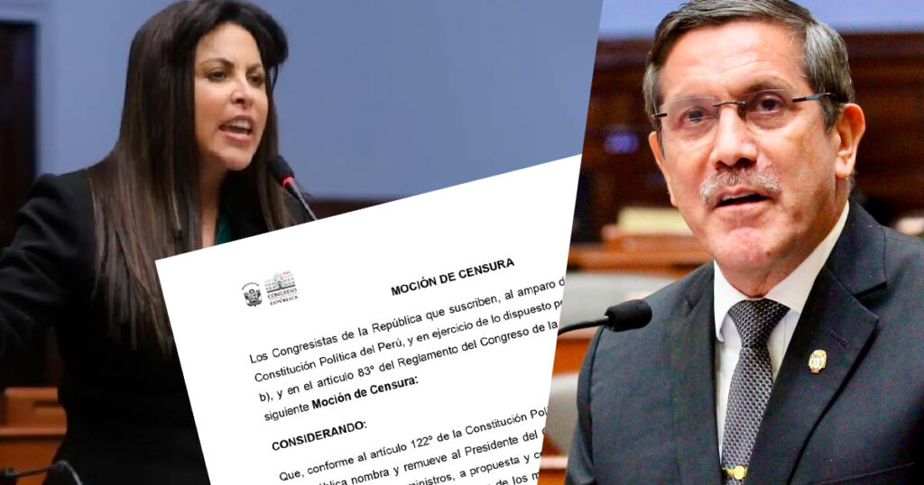 Patricia Chirinos tiene redactada moción de censura contra el ministro de Defensa