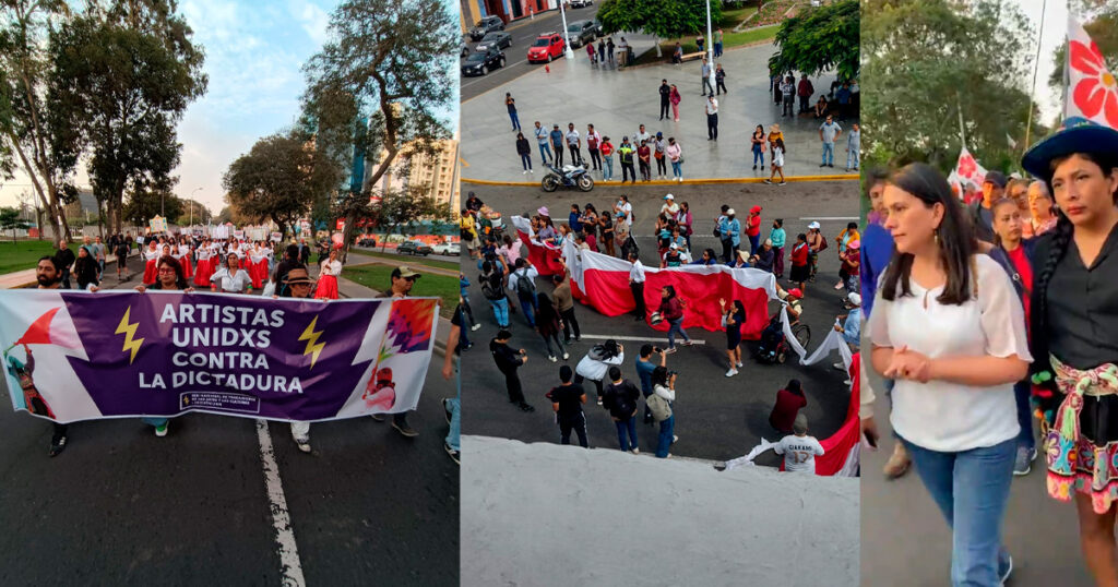 Rotundo fracaso fue la marcha organizada por vizcarristas y ONGs a favor de la JNJ