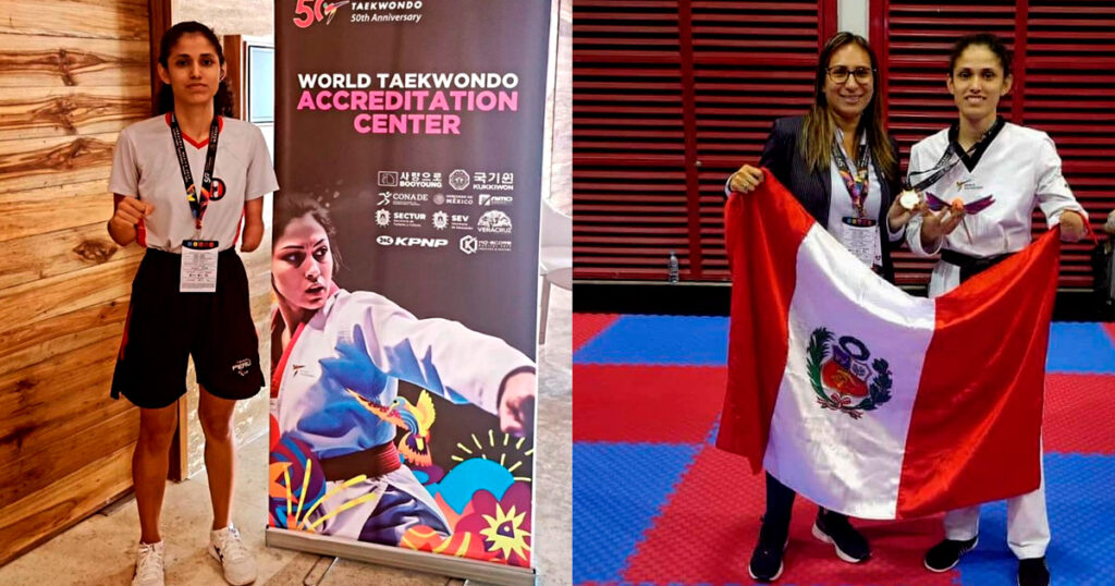 Angélica Espinoza consigue la medalla de oro en el Gran Prix de Parataekwondo en México