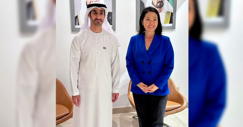 Keiko Fujimori se reunió con el embajador de Emiratos Árabes Unidos