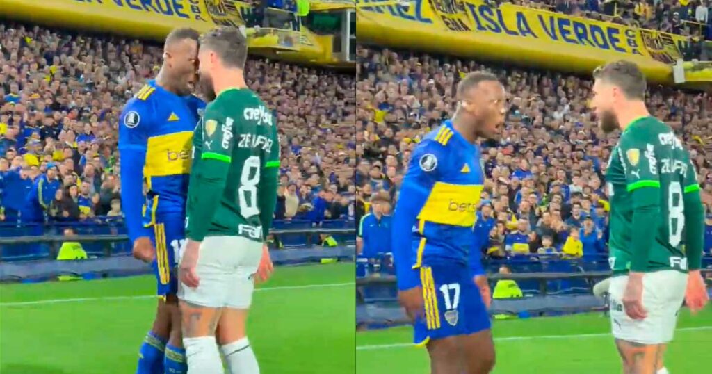 La eufórica reacción de Luis Advíncula con jugador de Palmeiras que le gritó en la cara