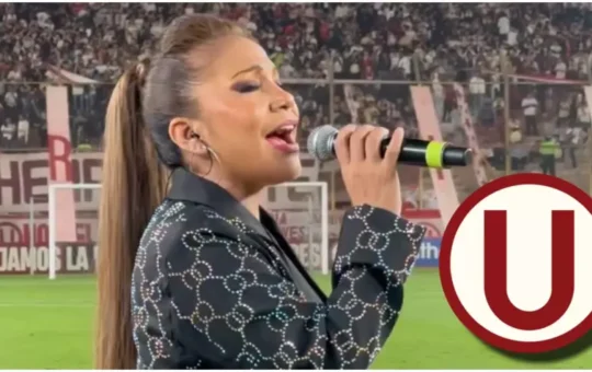 Marisol deslumbró a los hinchas de Universitario de Deportes con su show en el Monumental