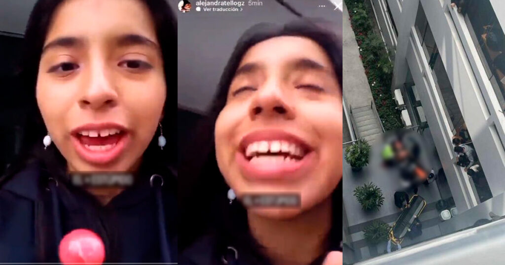 Alejandra Tello es criticada por burlarse del joven que cayó del edificio de la Universidad de Lima