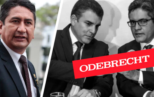 Vladimir Cerrón pide prisión contra Vela y Pérez por favorecer a Odebrecht y estafar al país