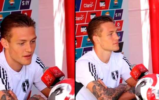 Oliver Sonne habló por primera vez sobre la derrota de Perú: “faltó atacar”