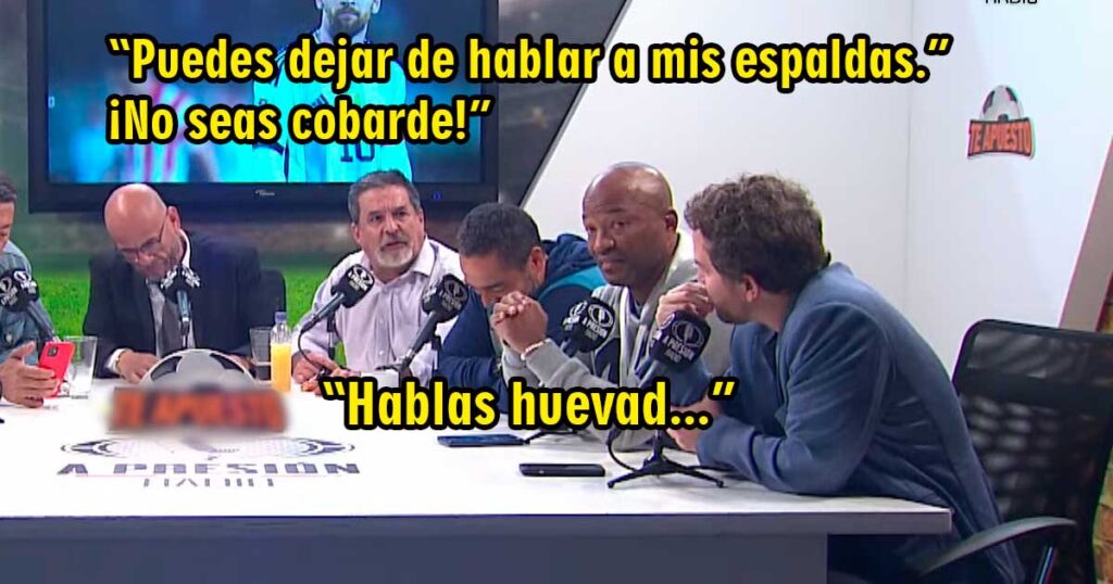 Gonzalo Núñez arremetió contra Waldir en fuerte debate del Perú vs Argentina: “No seas cobarde”