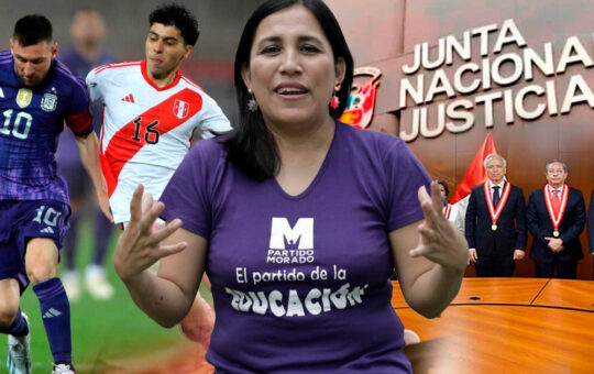 Flor Pablo critica a la ciudadanía por importarle más el futbol y no la remoción de la JNJ