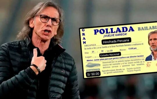 Hinchas organizan pollada para traer de vuelta a Ricardo Gareca ante malos resultados de Perú