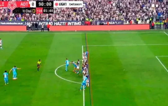 El milimétrico gol que le anularon a ADT ante Alianza y fue revisado durante más de 5 minutos