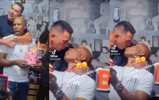 Cuto Guadalupe y el Conejo Rebosio se dan piquito: “El beso de un verdadero amigo”