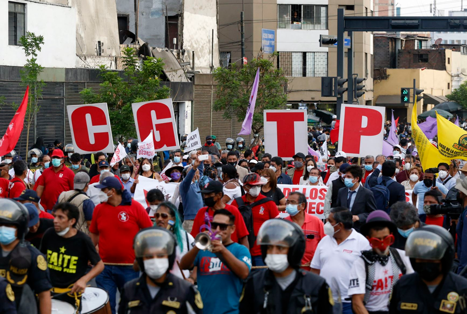 CGTP CAJAMARCA MARCHA EN DEMANDA DE MEDIDAS CONTRA LA CRIMINALIDAD – RCR Peru