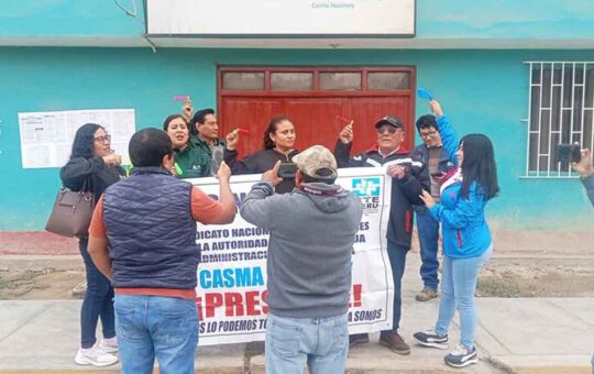 TRABAJADORES DE LA AUTORIDAD NACIONAL DEL AGUA EN PIE DE LUCHA POR INCUMPLIMIENTO DE CONVENIO COLECTIVO – RCR Peru