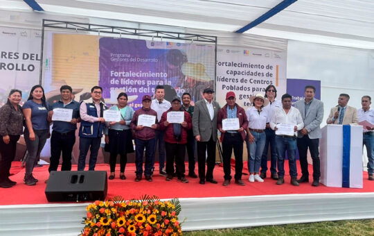 PROGRAMA “GESTORES DEL DESARROLLO” PERMITIRÁ QUE ALCALDES COMUNALES PUEDAN REALIZAR UNA GESTIÓN PÚBLICA EFICIENTE EN SUS TERRITORIOS – RCR Peru